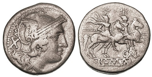 aelia roman coin denarius